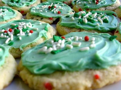 Festive Funfetti Christmas Cookies