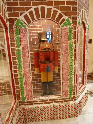 2-Story Gingerbread House Nut Cracker