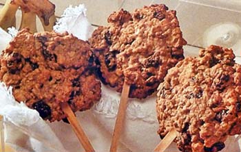 Oatmeal Banana Cookie Pops Oatmeal Banana Cookie Pops