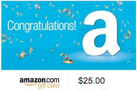 Grand Prize - $25 Amazon Gift Card