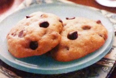 Soft Banana Chocolate Chip Cookies