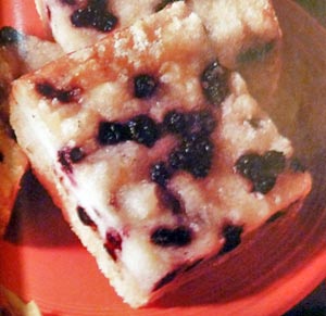 Blueberry Muffin Mix Cheesecake Bars