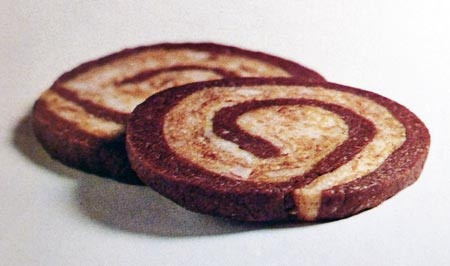 Chocolate Butterscotch Pinwheel Cookies