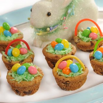Chocolate Chip Cookie Easter Baskets from Very Best Baking