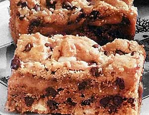 Chocolate Toffee Caramel Cookie Bars Chocolate Toffee Squares