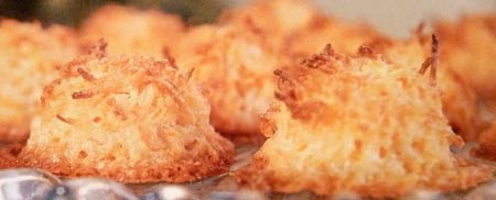 Chewy Coconut Orange Macaroons