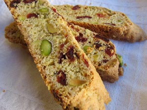 Cranberry Pistachio Biscotti