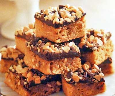 Crunchy Peanut Butter Brownies