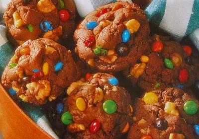 Double Chocolate Walnut Cookies