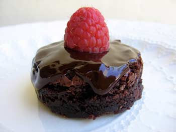 Ganache Topped Brownies