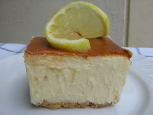 Limoncello Cheesecake Bars