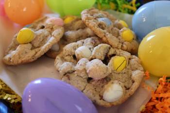 Milk Chocolate Mini Egg Cookies