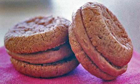 Mini Chocolate Cookie Sandwiches