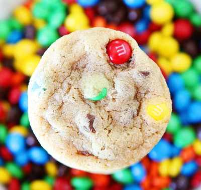 Mini M and M Cookies