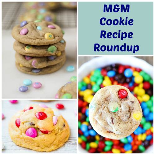 M and M Cookie Recipe Roundup