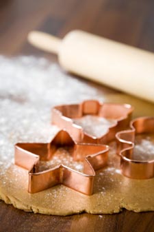 Preparing Cookie Cutter Cookies