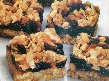 Oatmeal Raisin Jam Cookie Bars