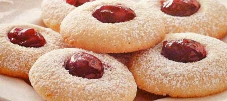 Raspberry Orange Thumbprints Raspberry Orange Thumbprints