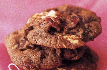 Triple Chocolate Cherry Cookies