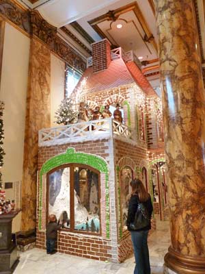 2-Story Gingerbread House left side