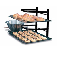 4-Tier Metal Cooling Rack Adjustable Metal Cooling Rack
