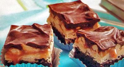 Candy Bar Brownies Candy Bar Brownies