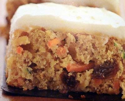 Carrot and Zucchini Bars Carrot and Zucchini Bars