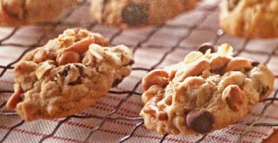 Cashew Chocolate Butterscotch Cookies