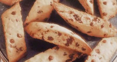 Chocolate Chip Almond Biscotti