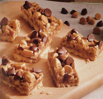 Chocolate Pecan Squares with Butterscotch Chips