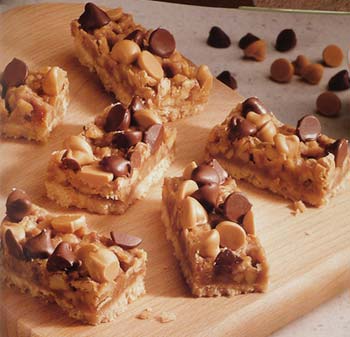 Chocolate Pecan Squares with Butterscotch Chips Chocolate Pecan Squares with Butterscotch Chips