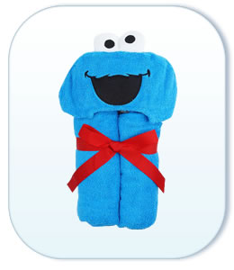 Cookie Monster hooded blanket