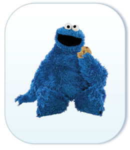 Cookie Monster wall decal