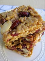 Cranberry Almond Cereal Bars