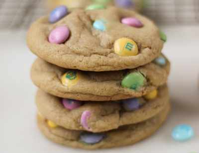 Easter M and M Cookies