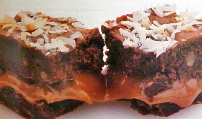 German Chocolate Cake Mix Brownies German Chocolate Cake Mix Brownies
