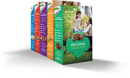 Girl Scout Cookie Boxes