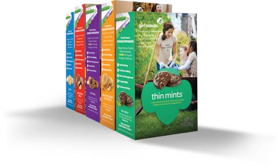 Girl Scout Cookie Boxes Girl Scout Cookie Boxes