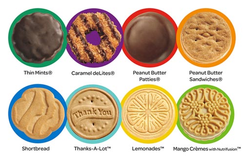 Girl Scout Cookie Flavors Girl Scout Cookie Flavors