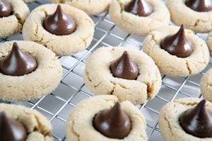 Peanut Butter Blossom Cookies