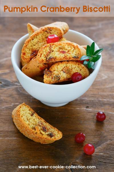 Pumpkin Cranberry Biscotti