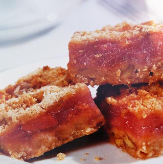 Rhubarb Crisp Squares Rhubarb Crisp Squares