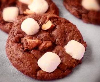 Fudgy Rocky Road Cookies Chunky Rocky Road Drops