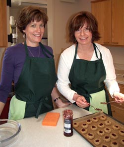 Sisters Baking Cookies