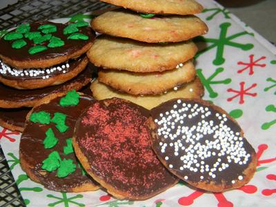 Chocomint Holiday Cookies