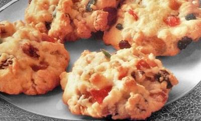 Rum Fruitcake Cookies